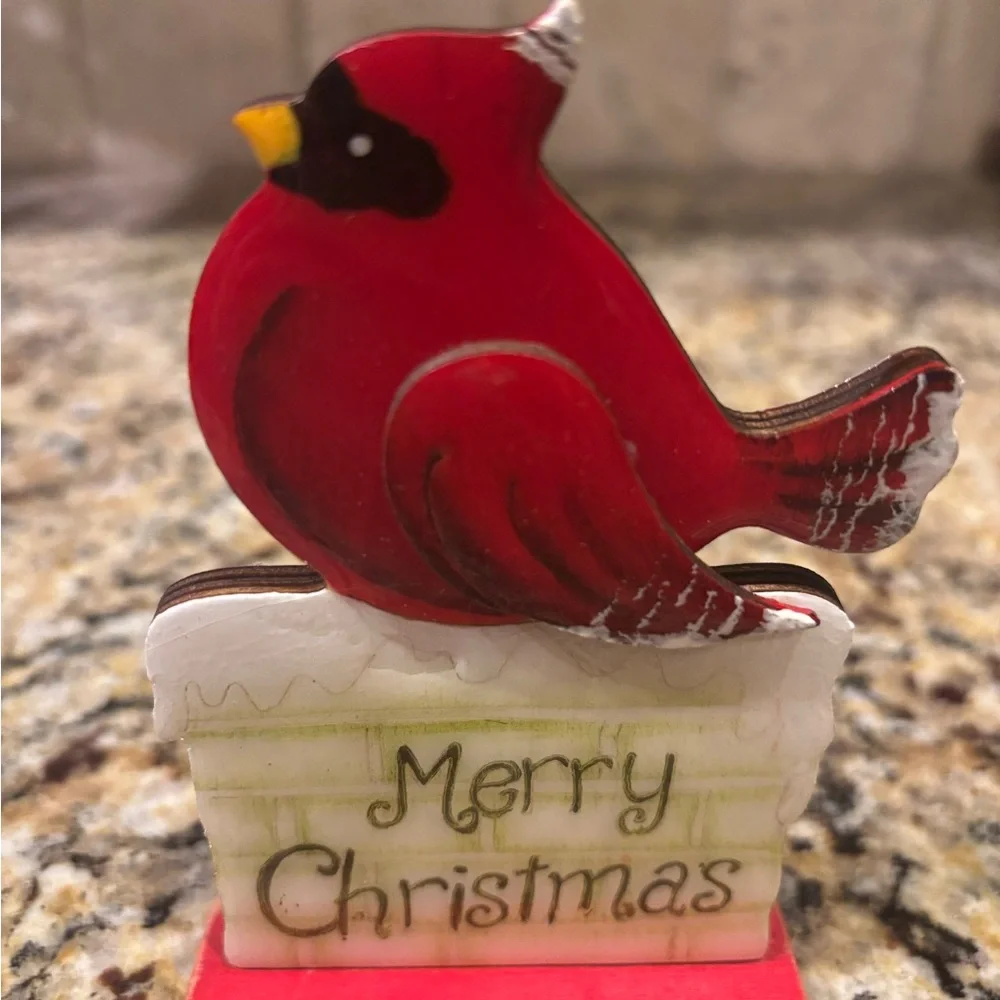 Restoration Hardware Red Cardinal Holiday Decor